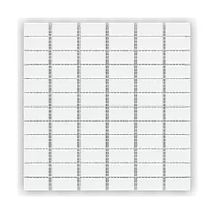 Mozaika porcelanowa do basenów i spa biała 2,5x5 Serapool