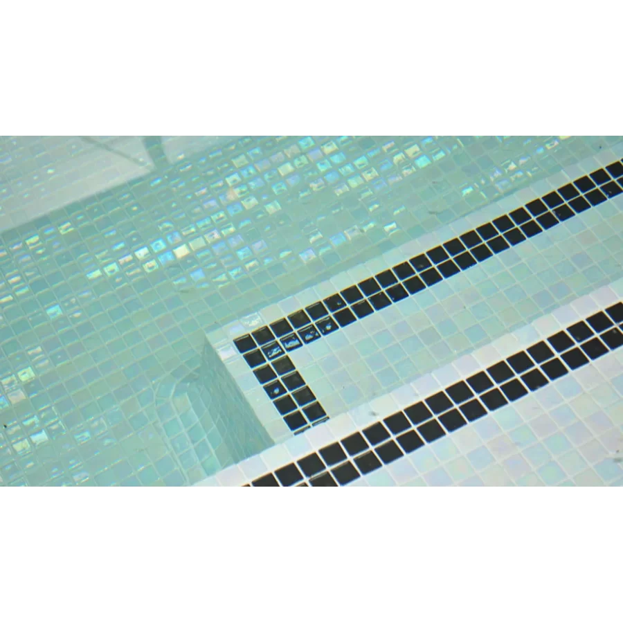 Mozaika basenowa /spa seria Iridescent kolor Perla Ezarri