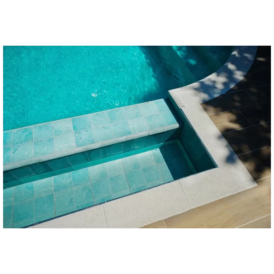 Płytki antypoślizgowe z sreii Natura Piazza Cyan