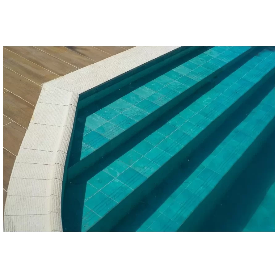 Płytki antypoślizgowe z sreii Natura Piazza Cyan