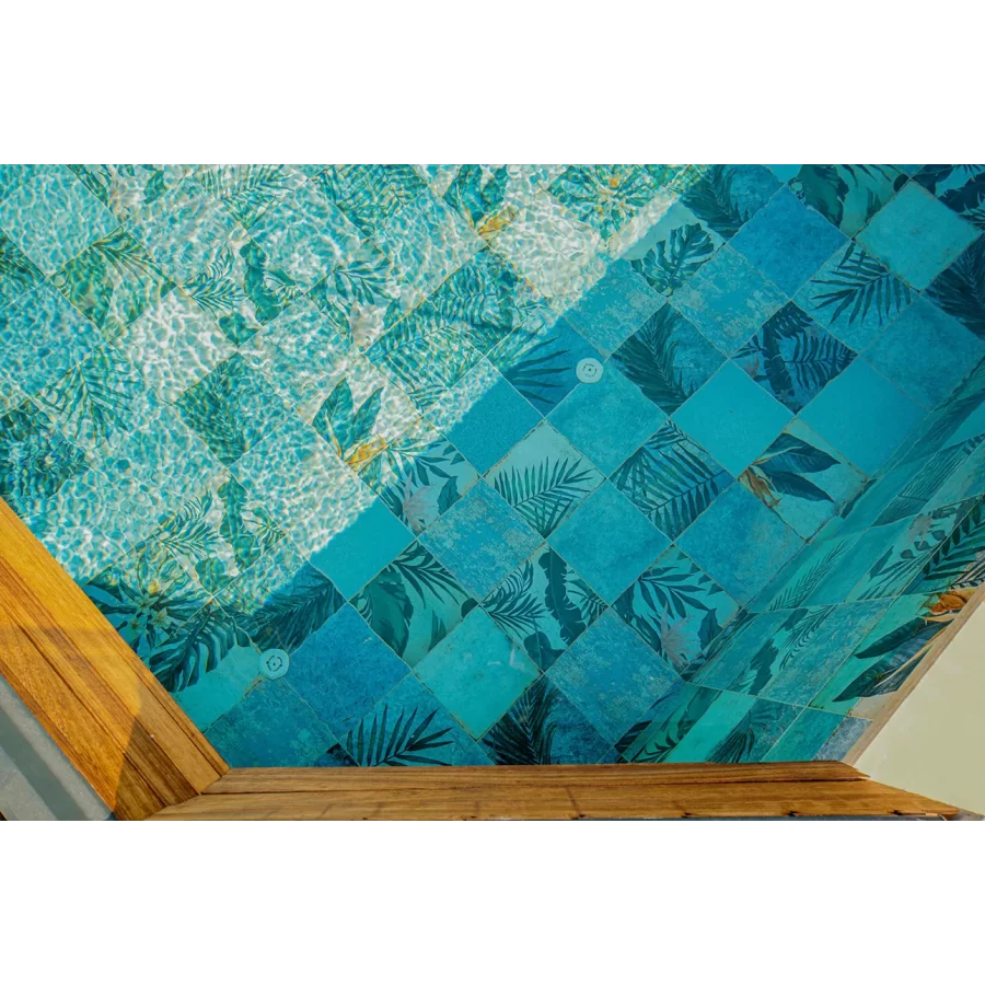 Płytki antypoślizgowe na taras i basen z serii Natura Tropic Mix