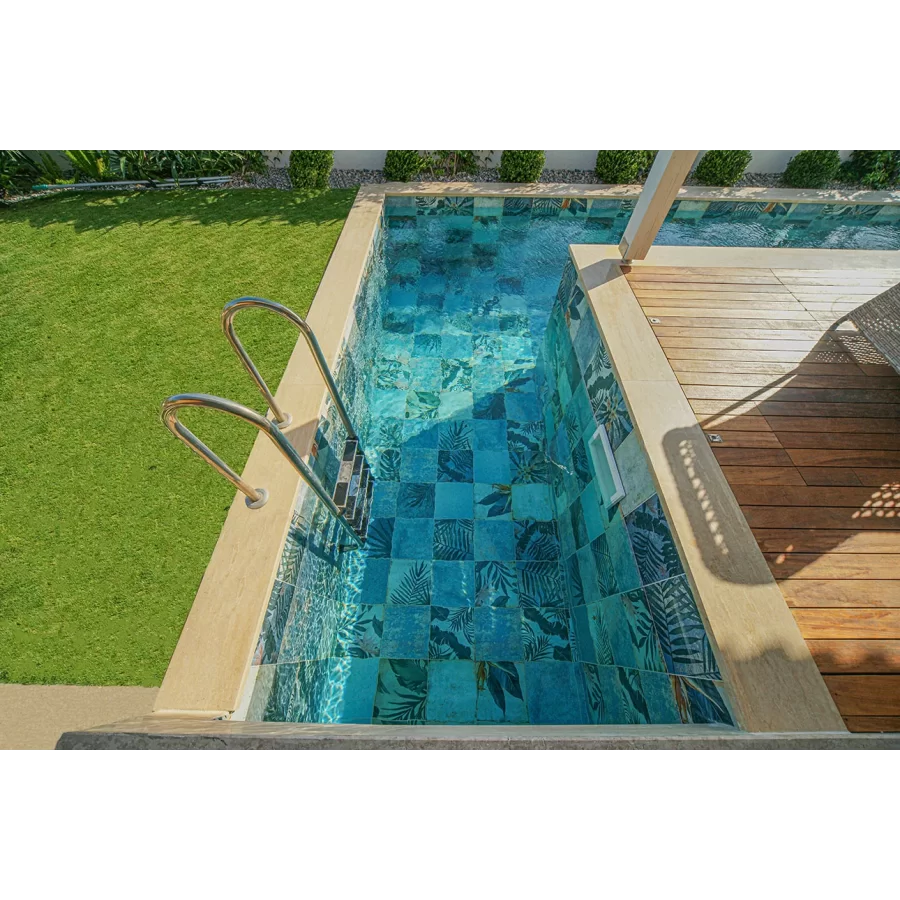 Płytki antypoślizgowe na taras i basen z serii Natura Tropic Mix