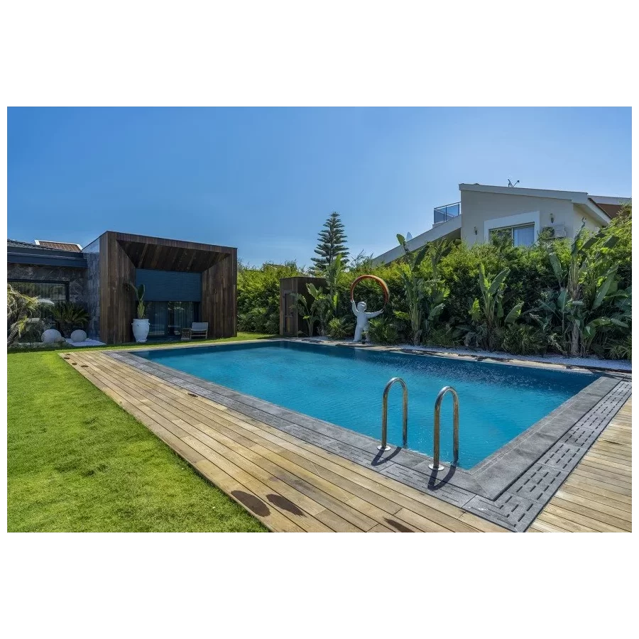 Płytki antypoślizgowe z serii Natura Pool Garden Antracytowy