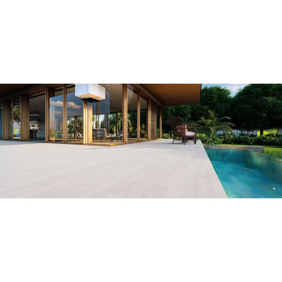 Płytki antypoślizgowe z serii Natura Teak Smoke