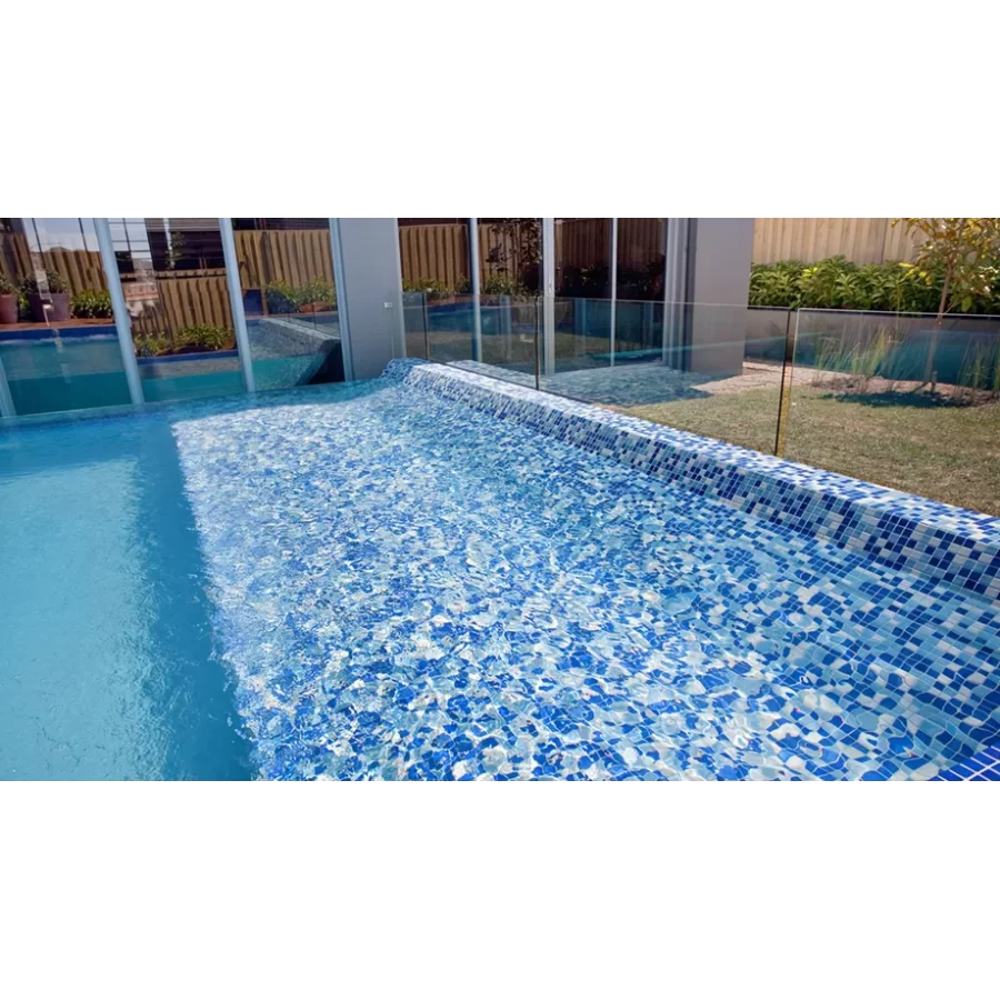 Mozaika basenowa /spa seria Iridescent kolor OASIS    Ezarri