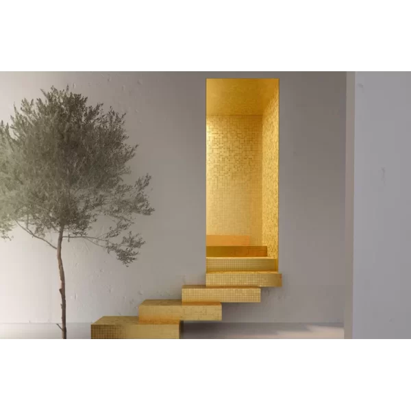 Mozaika basenowa / spa seria Gold kolor GOLD 25 Ezarri
