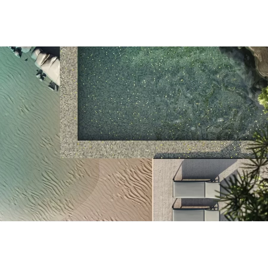 Mozaika basenowa / spa  seria Gold kolor BALI STONE Ezarri