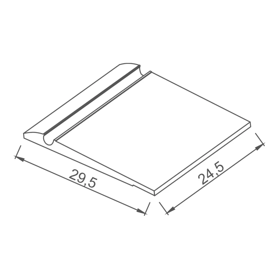 Pochwyt kobalt / nieszkliwiony Petit Carre Serapool