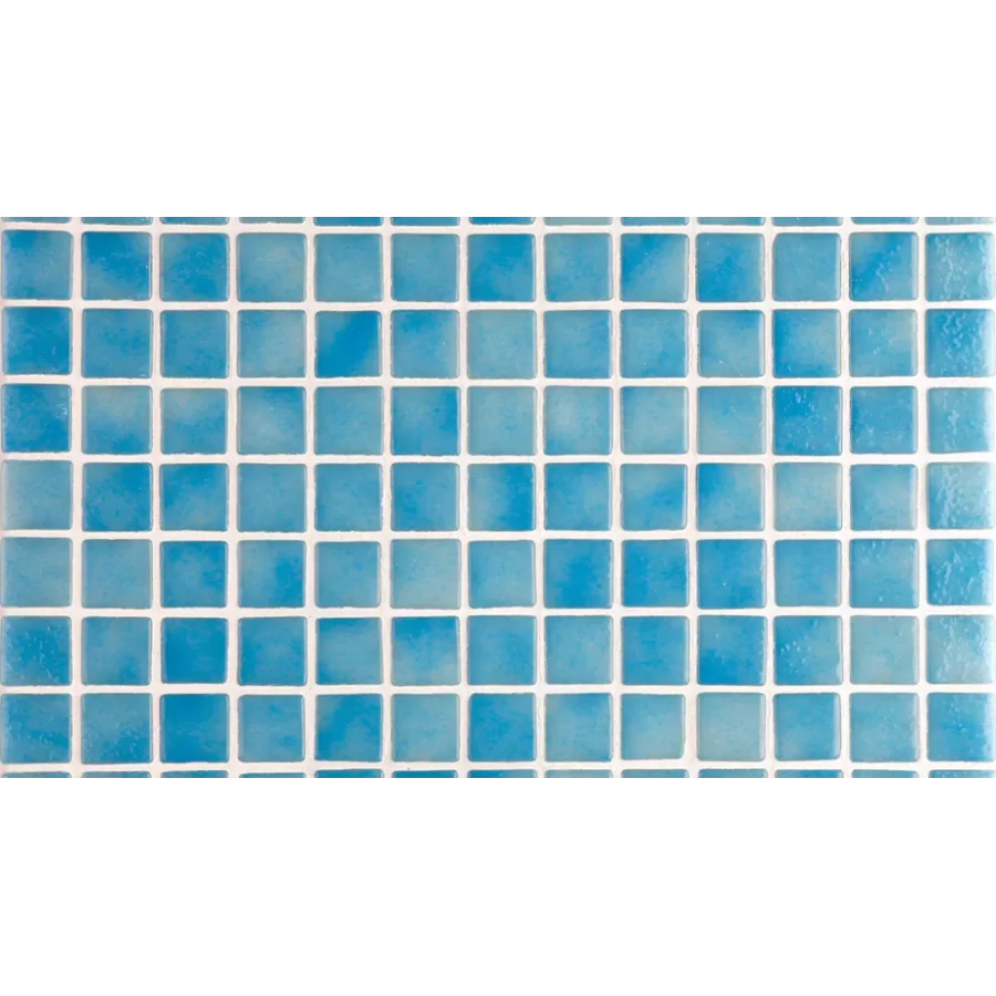 Mozaika basenowa / spa seria Niebla kolor 2508-A odcienie błękitu i niebieskiego Ezarri