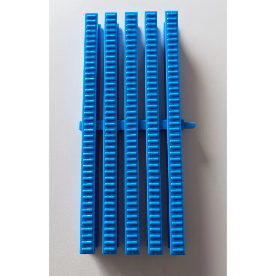 Kratki rynny przelewowej do wanny spa/ basenu 235x22mm białe