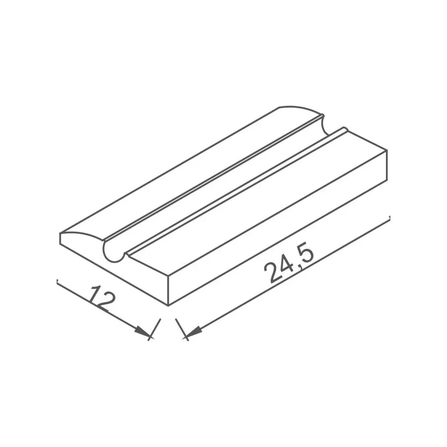 Uchwyty w kratkę nieszkliwiony/kobalt/ jasnoniebieski 12x24,5 Serapool
