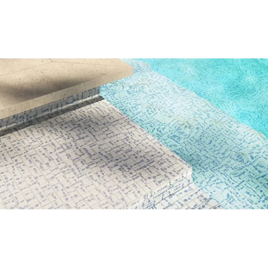 Mozaika basenowa /spa seria Aquarelle kolor RIMS  Ezarri antypoślizgowa