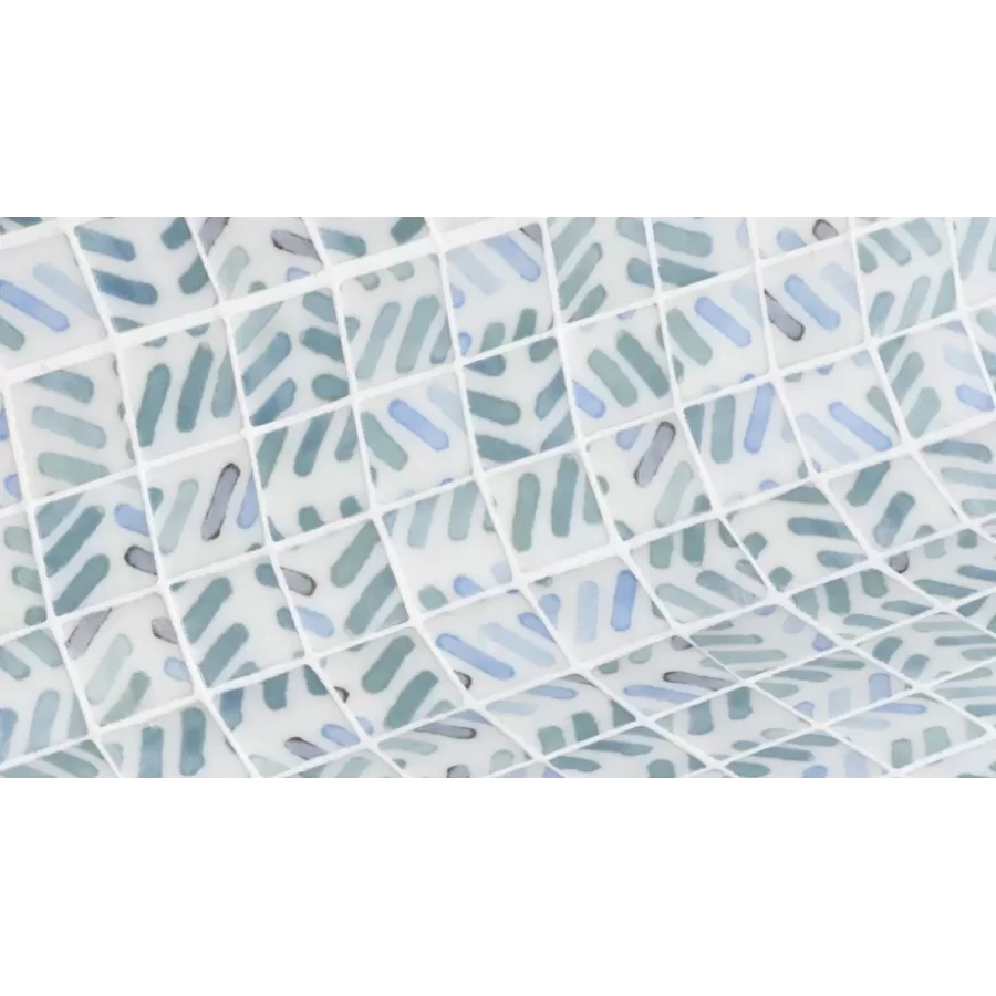 Mozaika basenowa /spa seria Aquarelle  kolor STROKES   Ezarri antypoślizgowa
