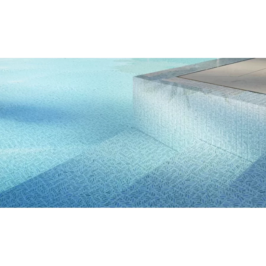 Mozaika basenowa /spa seria Aquarelle  kolor STROKES   Ezarri antypoślizgowa