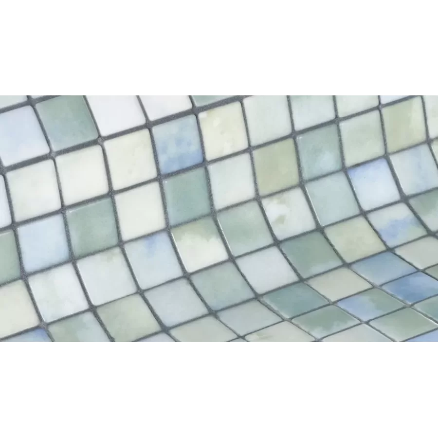 Mozaika basenowa /spa seria Aquarelle kolor FLUID Ezarri antypoślizgowa