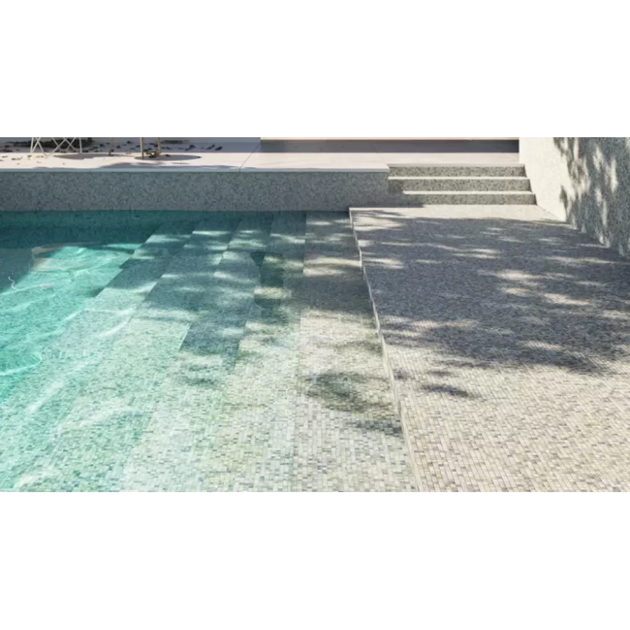 Mozaika basenowa /spa seria Aquarelle kolor FLUID Ezarri antypoślizgowa