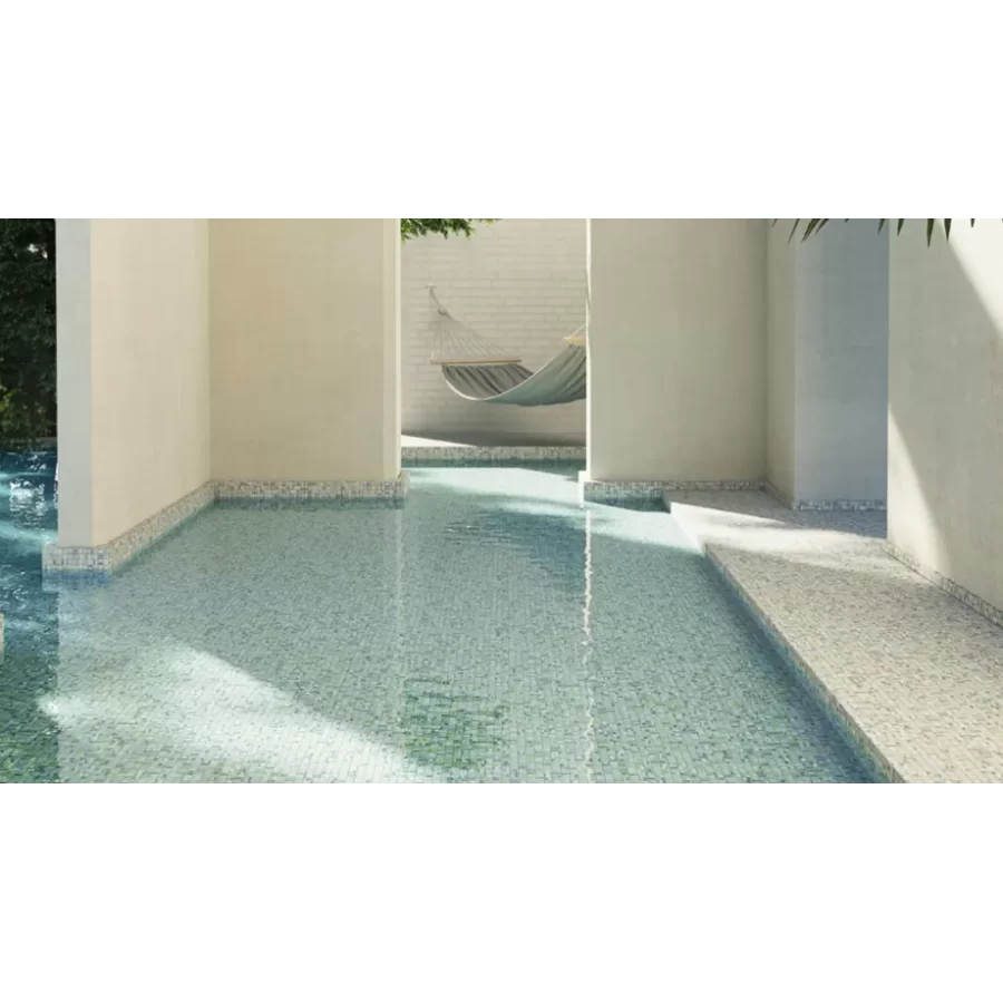 Mozaika basenowa / spa seria Aquarelle kolor PIGMENT Ezarri antypoślizgowa