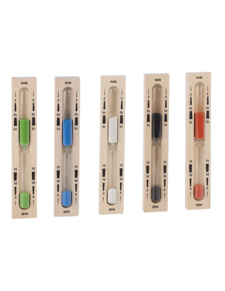 Klepsydra do sauny  15 minut piasek czerwony Eliga