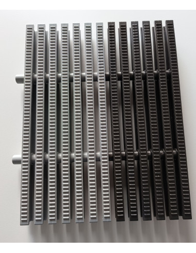 Kratki rynny przelewowej basenowe  330x24mm białe