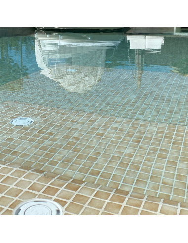 Mozaika basenowa / spa  seria Niebla kolor 2596-B odcienie beżu Ezarri
