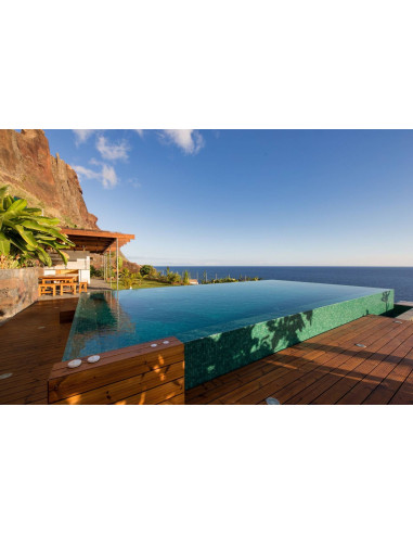 Mozaika basenowa/ spa seria Niebla kolor 2586-B odcienie ciemnej zieleni Ezarri