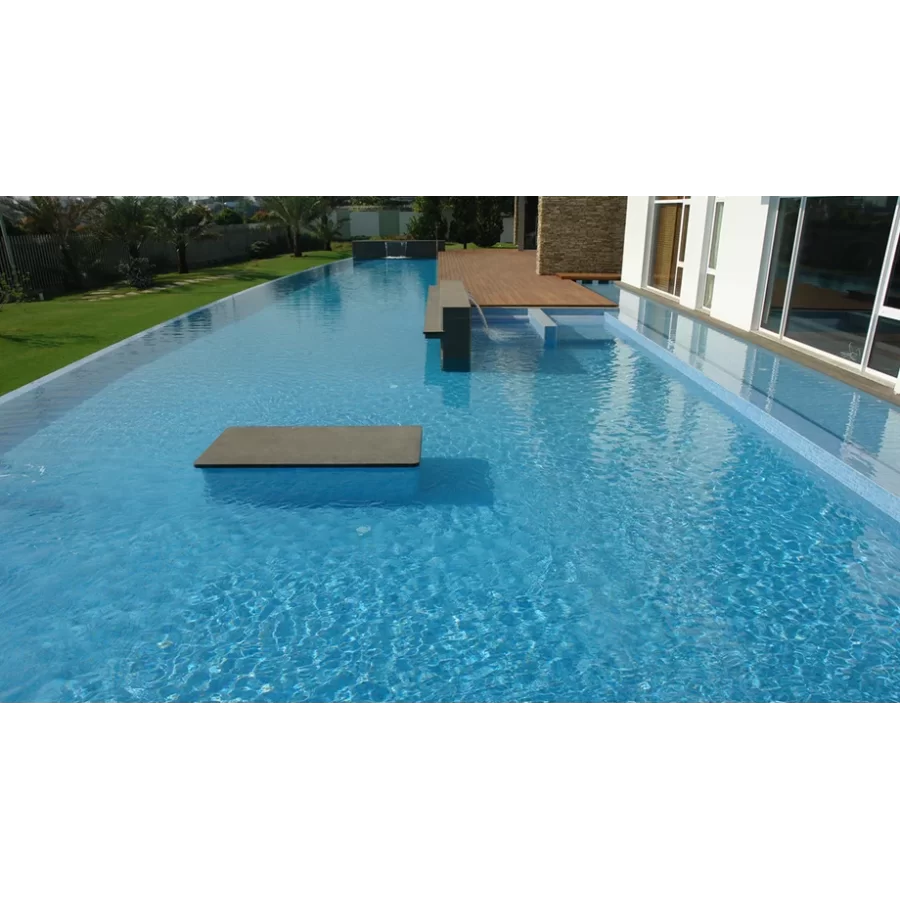 Mozaika basenowa /spa seria Iridescent kolor AZUR   Ezarri antypoślizgowa