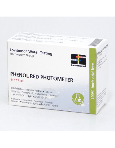 Tabletki Phenol Red do pomiaru odczynu pH  500 szt Lovibond