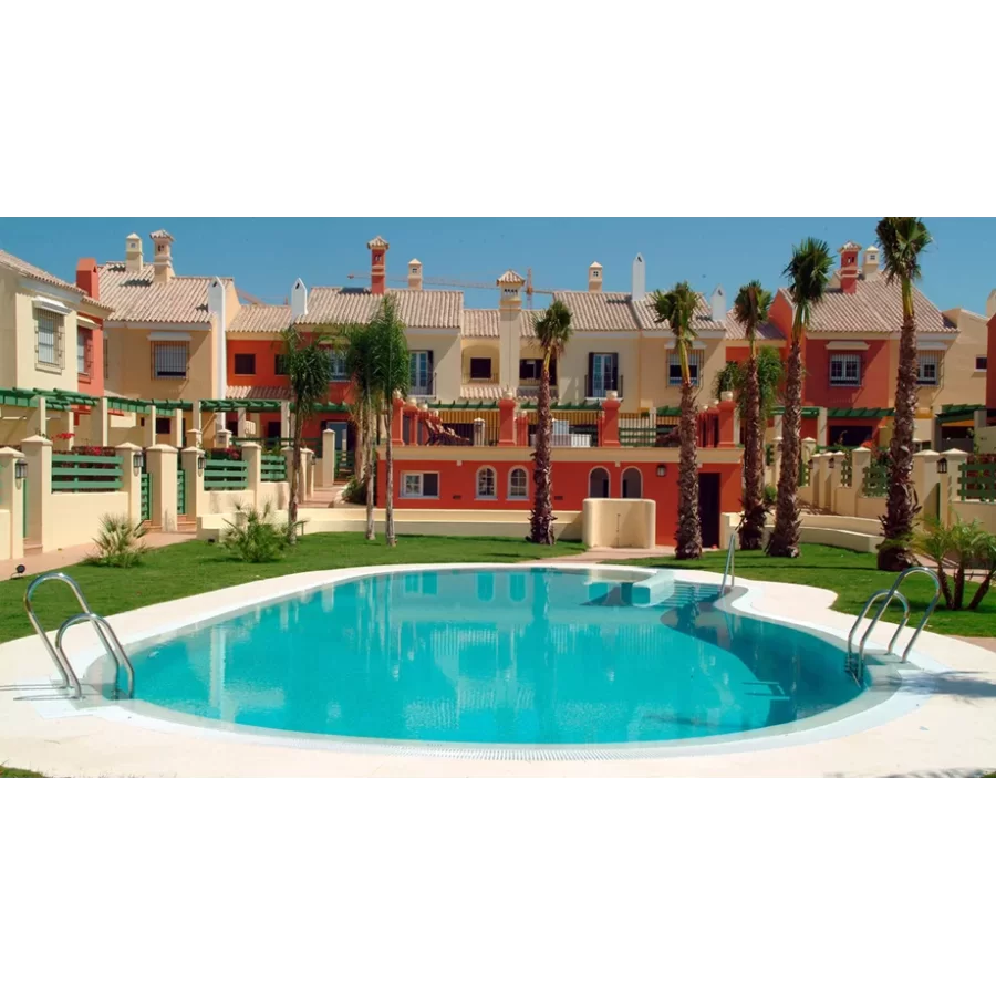 Mozaika basenowa / spa seria Niebla kolor 2521-B odcienie błękitu Ezarri antypoślizgowa