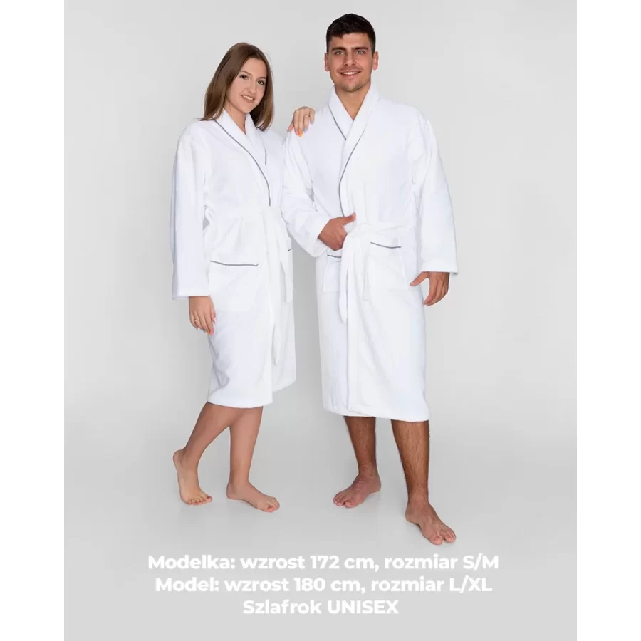 Hotelowy szlafrok welurowy S-5XL empool