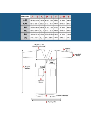 Hotelowy szlafrok welurowy biały  3XL   300g/m²