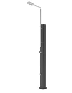 Prysznic ze stali nierdzewnej (zbiornik solarny) KOLOR ANTRACYTOWY INOX Astral pool