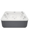 Wanna / jacuzzi  z hydromasażem Spa Alexandria Biała Astral pool