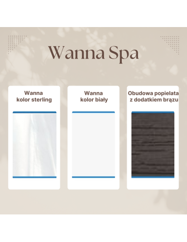 Wanna / jacuzzi  z hydromasażem Spa Alexandria Sterling Astral pool