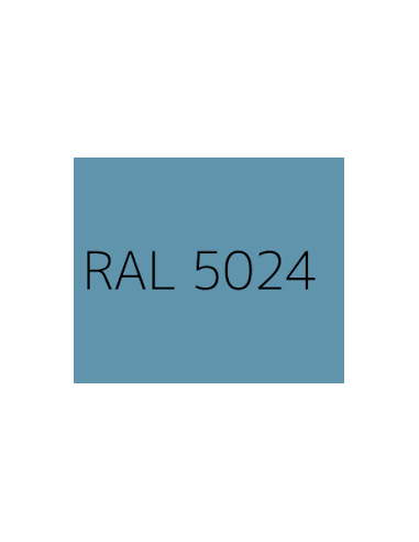 Kratka rynny przelewowej basenowej łukowa 245x35  Niebieska RAL 5024 Astral