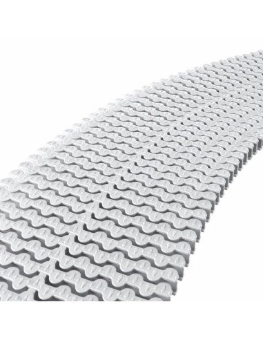 Kratka rynny przelewowej basenowej łukowa 195x35 Czarna Astral