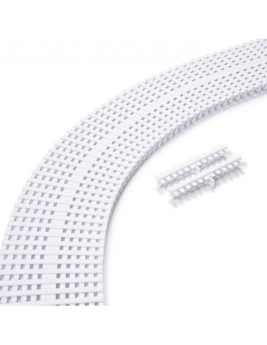 Kratka rynny przelewowej basenowa łukowa 195x35 Brązowa RAL 8002 Astral Pool