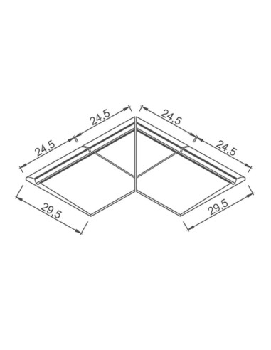 Płytka antyposlizgowa narożnik zewnetrzny nieszkliwiona Petit Carre Serapool