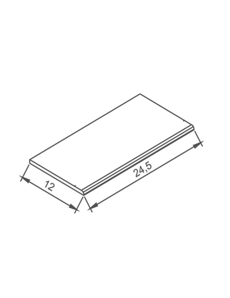 Płytka basenowa antypoślizgowa na schody Kobalt 12x24,5 Petit Carre Serapool