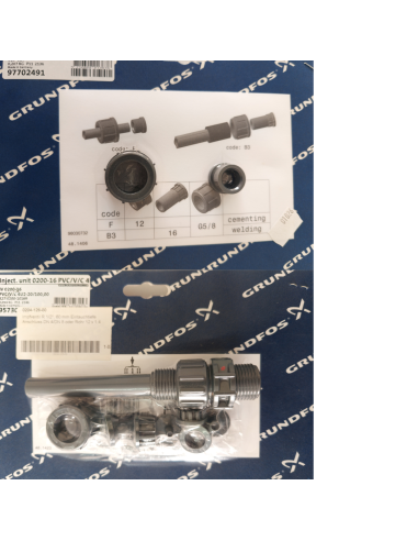 Zestaw przyłączy R1/2" + przyłącze do rurki 12mm Grundfos