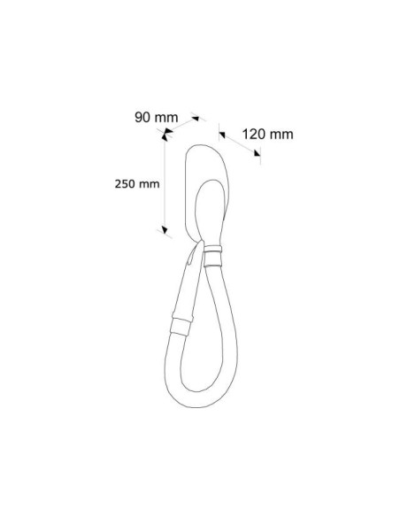 Suszarka do włosów basenowa / hotelowa typu SLON biała Merida