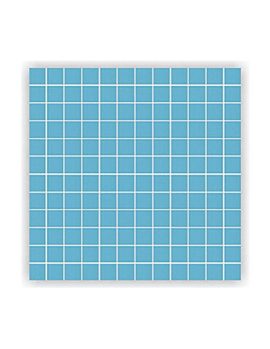 Mozaika porcelanowa do basenów i spa niebieska 2,5x2,5 Serapool