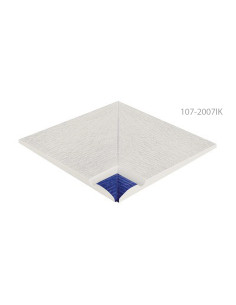 Płytka antypoślizgowa narożnik wew. nieszkliwiony/kobalt 32,5 x 32,5 Apache Serapool