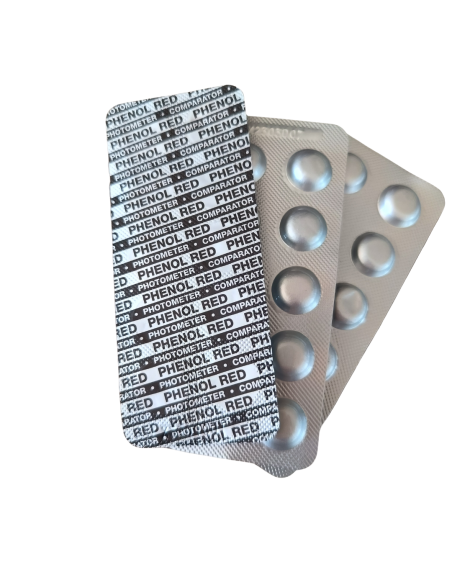 Tabletki Phenol Red Fotometr do pomiaru pH  50 szt. WATER-ID