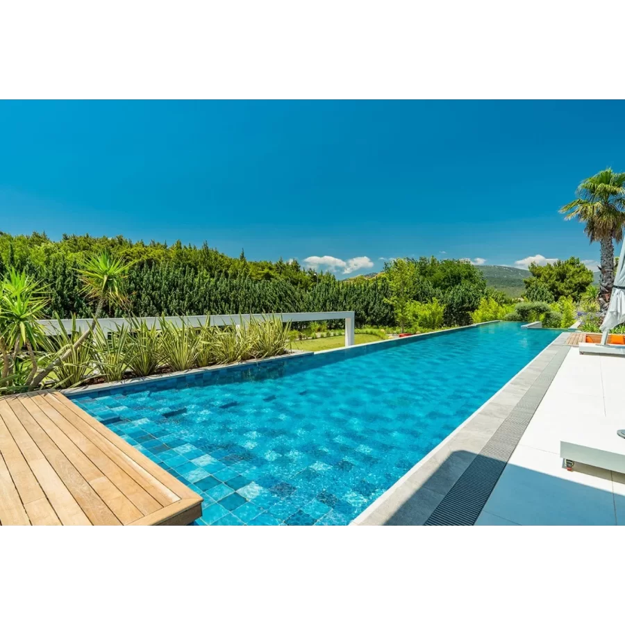 Płytki antypoślizgowe z sreii Natura Piazza Cobalt