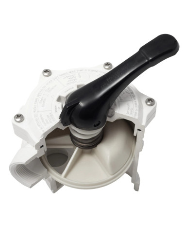 Zawór 6 drogowy boczny 1 1/2" bez przyłączy Praher empool