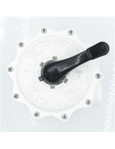 Zawór zwrotny  6-drogowy boczny 2" bez przyłączy Praher 2