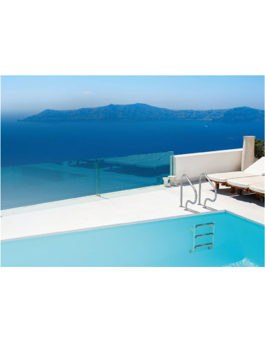 Schody / drabinka 3 stopniowy 2+ 1 schodek bezpieczeństwa do wody słonej Astral