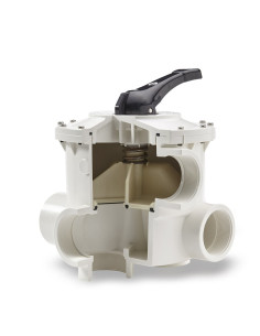 Zawór zwrotny  6-drogowy boczny 3" bez przyłączy Praher 2