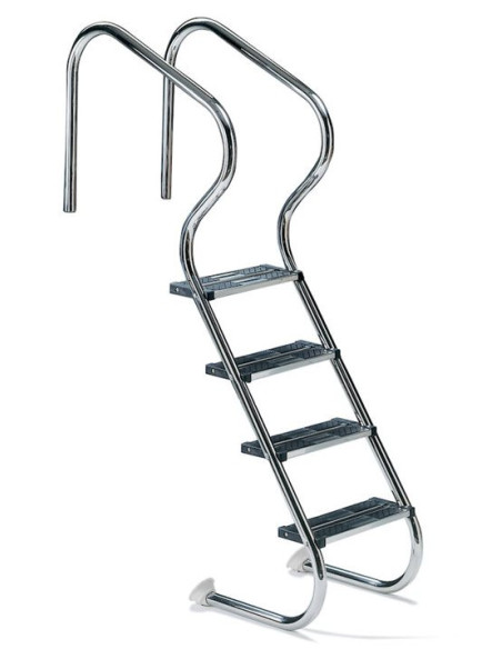 Drabinka basenowa  /AISI-316/ 4-stopniowa/ stopnie luxe bezpieczeństwa Astral