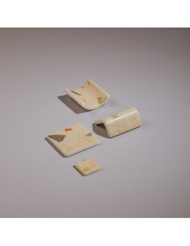 Mozaika basenowa / spa antypoślizgowa seria Terrazzo kolor CLAY 25 Ezarri